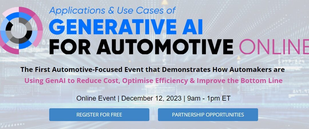 Generative AI For Automotive 2023